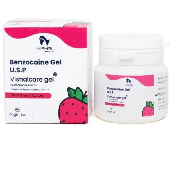Anaesthetic Gel 40g Strawberry - Vishal Care by Vishal Care — buy wholesale in Hyderabad