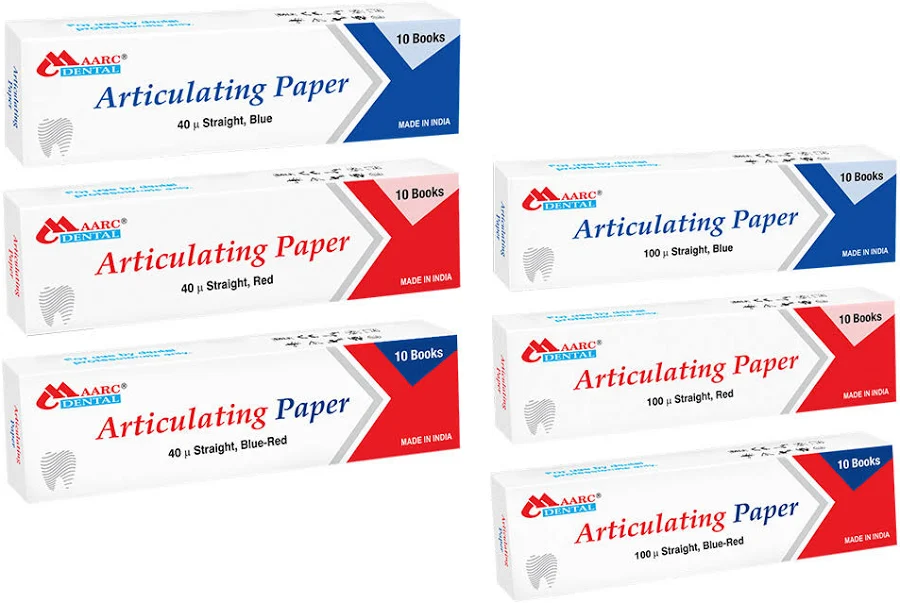 Articulating Paper 40 µm Blue - 10 Books by Maarc by Maarc — buy wholesale in Hyderabad