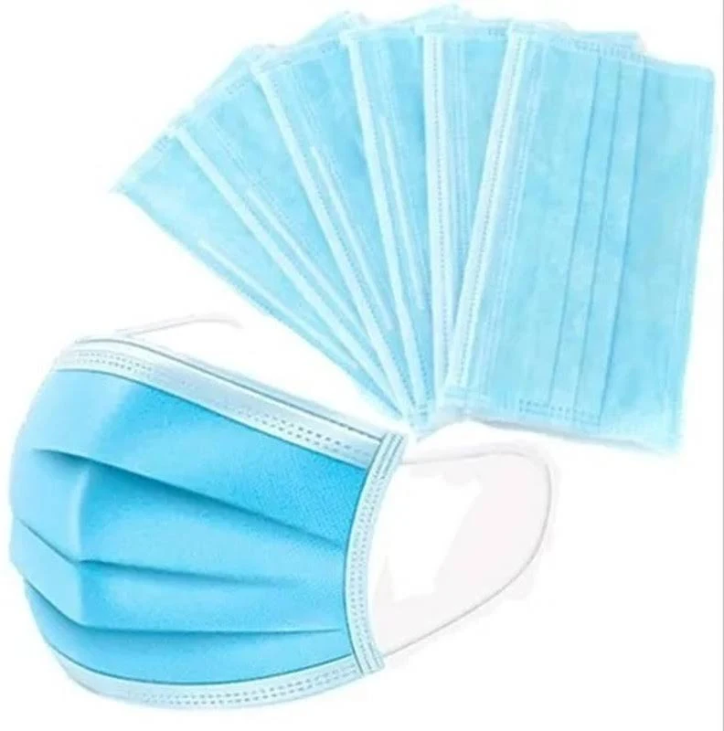 Face Mask 3 Ply Blue VP (Pack of 100pcs) by VP — buy wholesale in Hyderabad