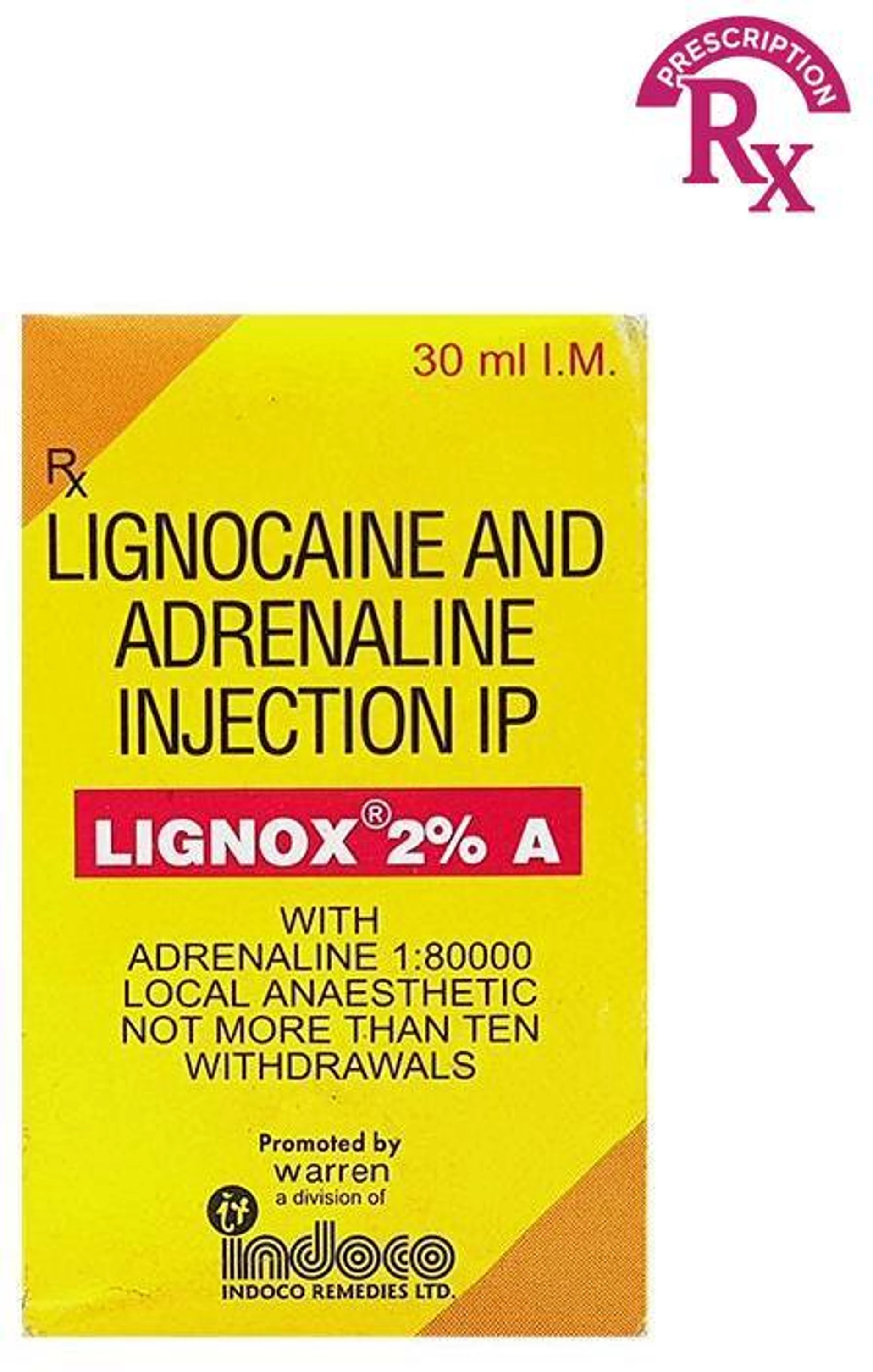Injection IP-2% (30ml) - Lignox thumbnail 2