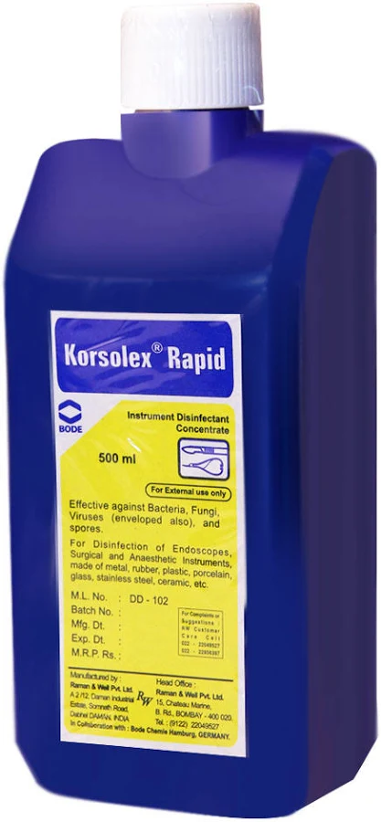 Korsolex Rapid 500 ml Instrument Disinfectant - Raman & Weil by Raman & Weil — buy wholesale in Hyderabad