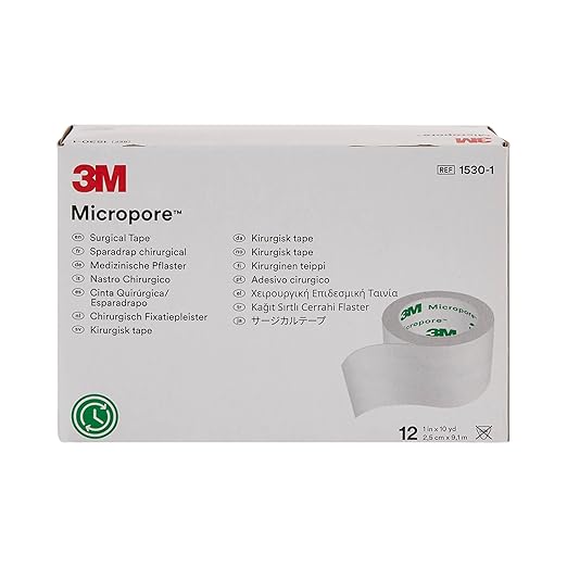 Micropore Surgical Tape 1 Inch - 3M Mcropore thumbnail 2