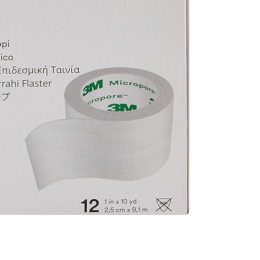 Micropore Surgical Tape 1 Inch - 3M Mcropore thumbnail 3