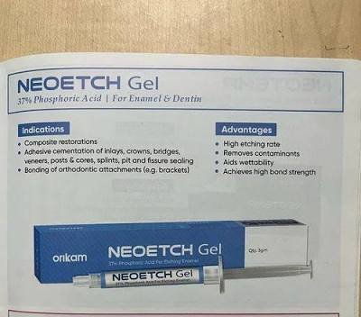 Orikam NeoETCH Gel (2 x 3g) - Dental Etching Gel by Orikam Healthcare — buy wholesale in Hyderabad