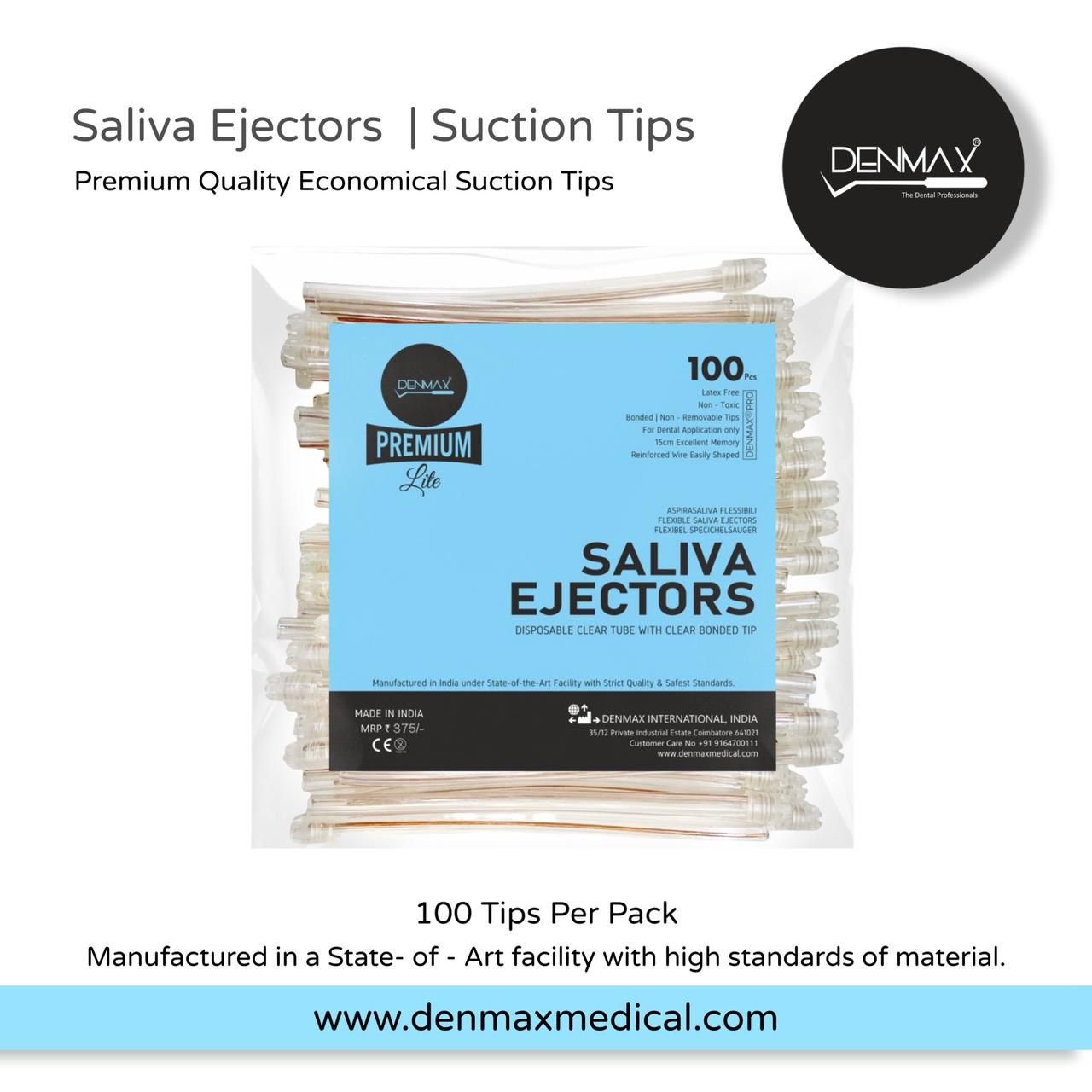 Denmax Clear Suction Tips / Saliva Ejector thumbnail 2