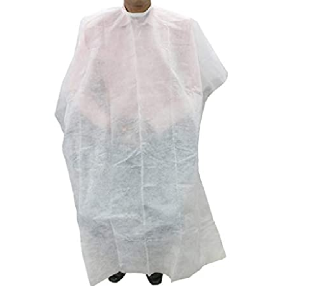Patients Apron 25GSM Non-Woven White Water Resistant product image
