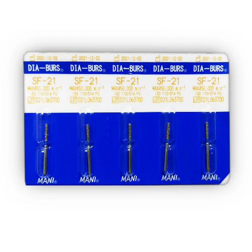 Mani Diamond Airotor Burs (Straight Flat) SF Series thumbnail 3
