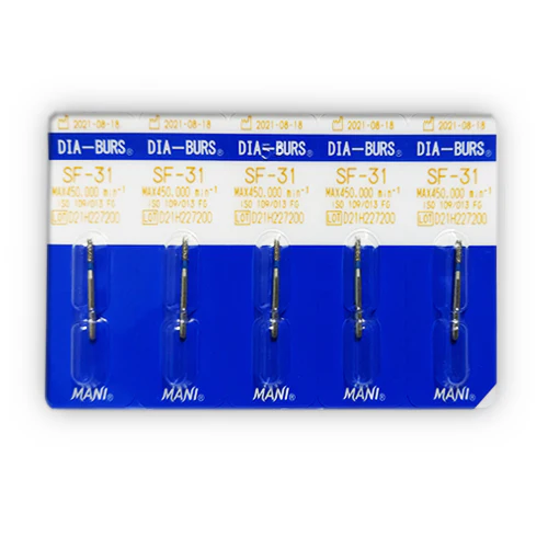 Mani Diamond Airotor Burs (Straight Flat) SF Series thumbnail 4