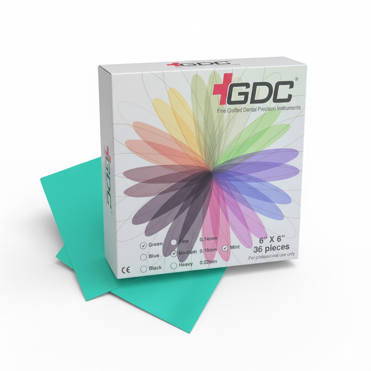 GDC Rubber Dam Sheet - Adult 6X6 product image