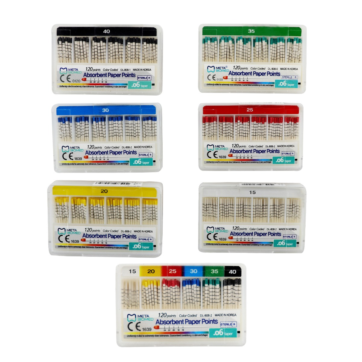 Diadent Absorbent Paper Points - 6% Taper product image
