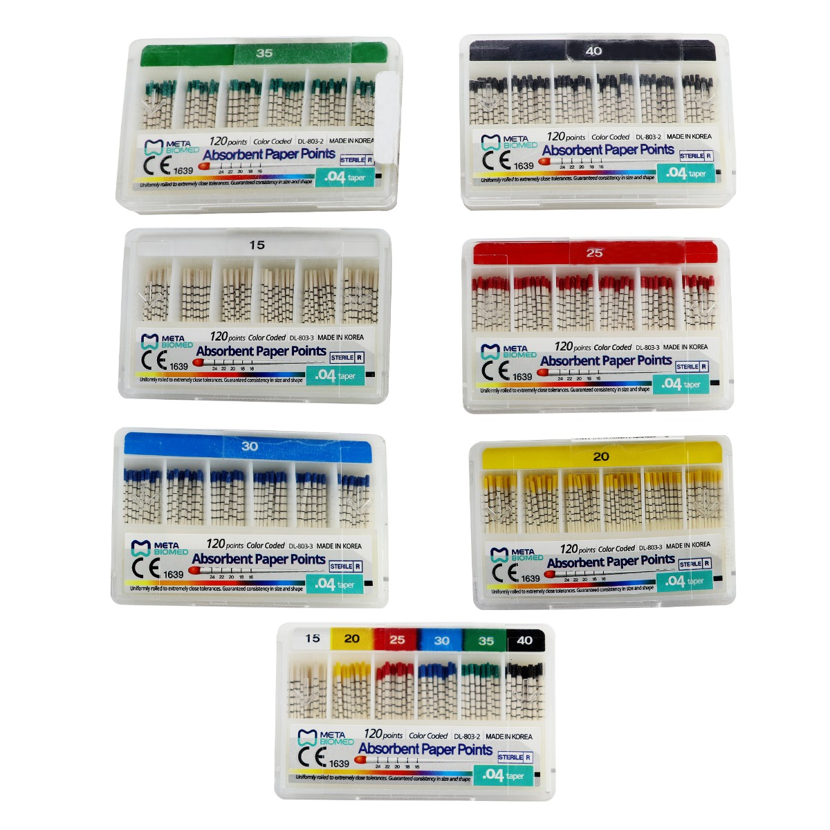 Diadent Absorbent Paper Points - 4% Taper product image