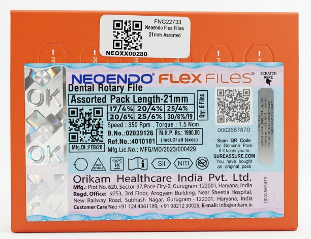 NeoEndo Flex Rotary Files- 21mm (Assorted) product image