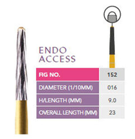 Prima Dental Endo Access Bur FG #152 thumbnail 2