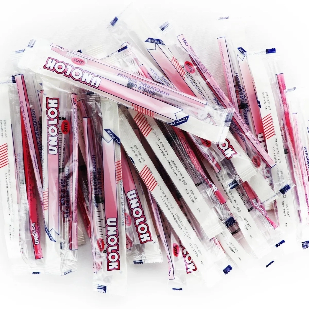 HMD Unolok 3ml Syringe with Needle - 26G 1.5 inch Pack of 100 thumbnail 2
