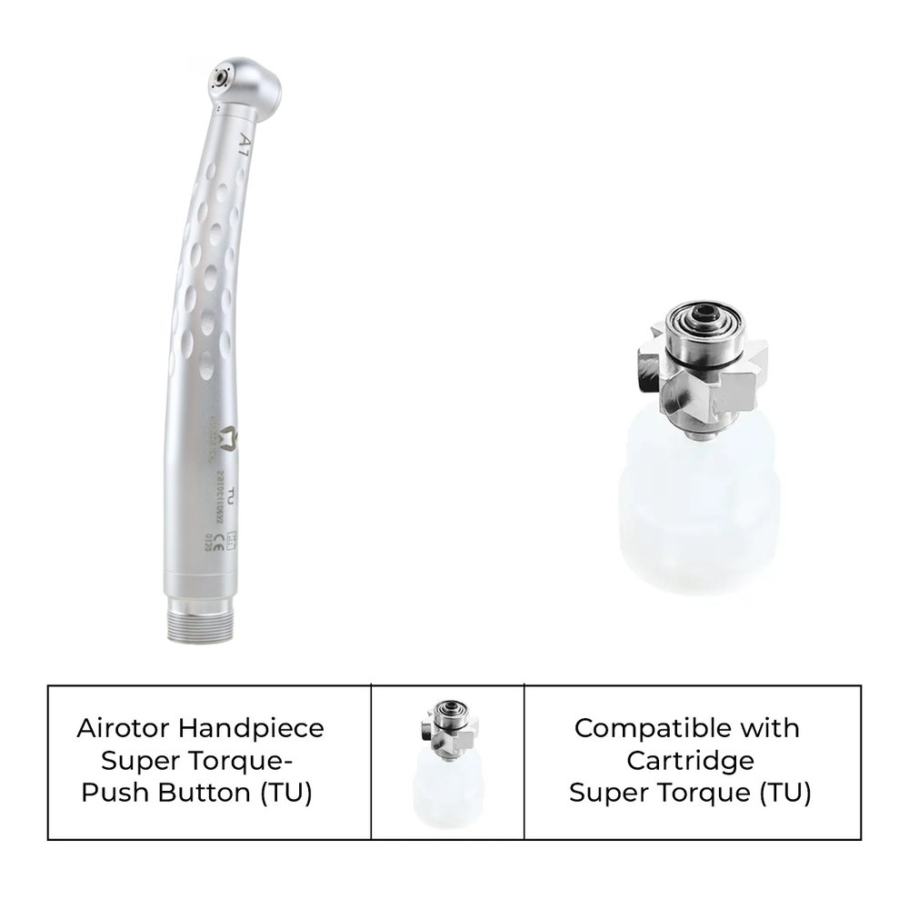 Appledental A1 Pro Super Torque Push Button (TU) Airotor Handpiece thumbnail 3