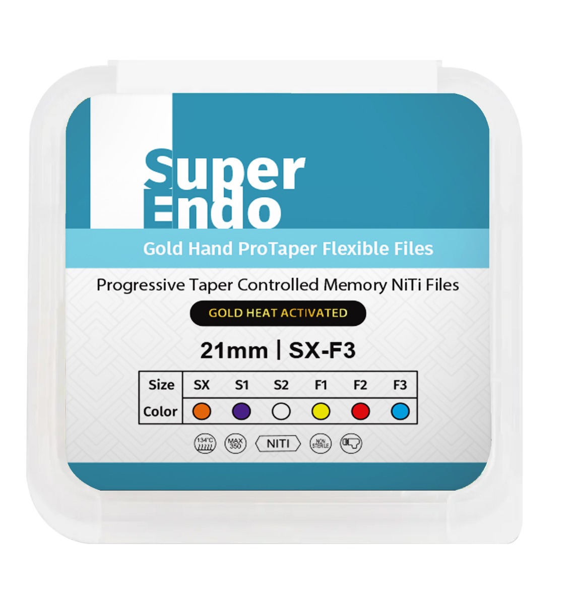 SuperEndo Gold Hand Protaper Files (Pack of 6) by SuperEndo โ buy wholesale in Hyderabad