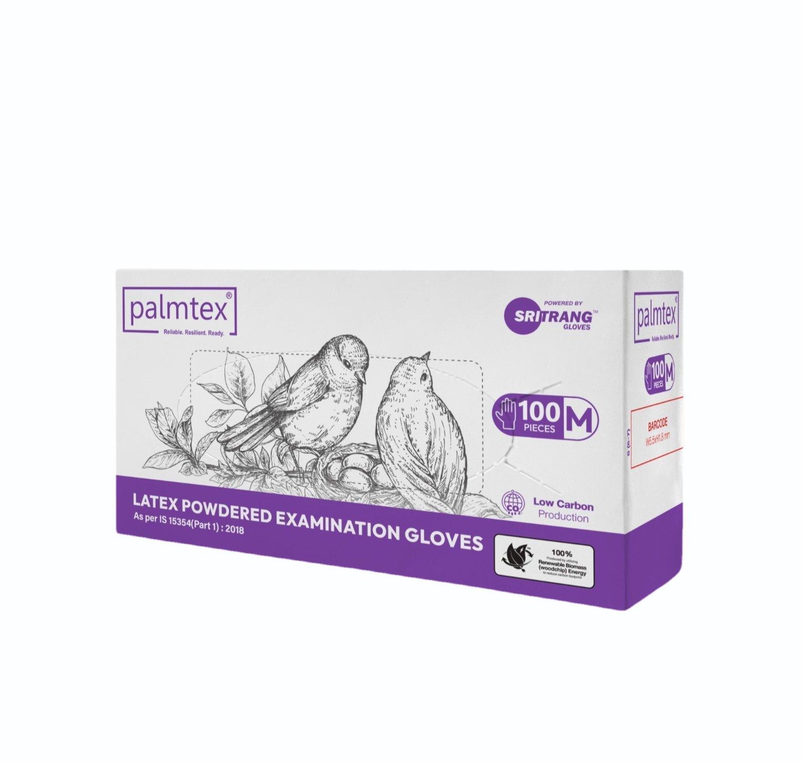 Palmtex Latex Examination Gloves White (100 pcs) by Palmtex โ buy wholesale in Hyderabad