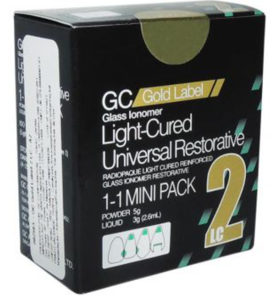 GC Gold Label 2 Light Cure Universal Restorative GIC by GC — buy wholesale in Hyderabad