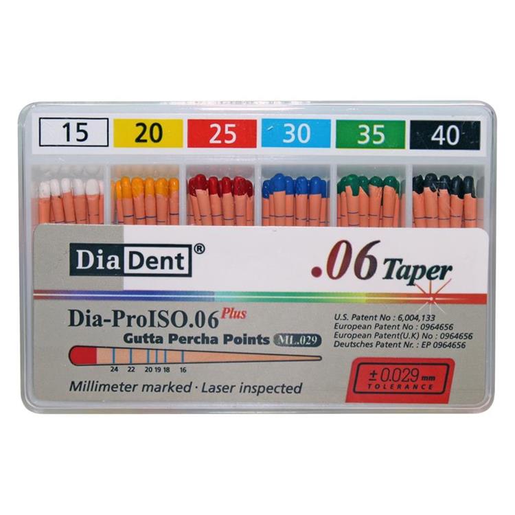 Diadent Gutta Percha Points 6% Taper thumbnail 2