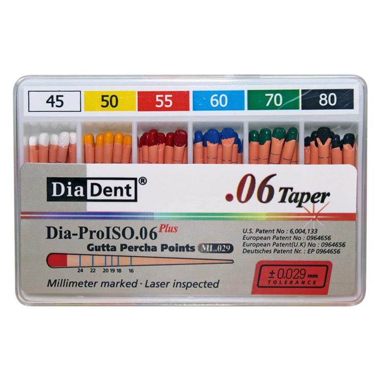Diadent Gutta Percha Points 6% Taper thumbnail 3