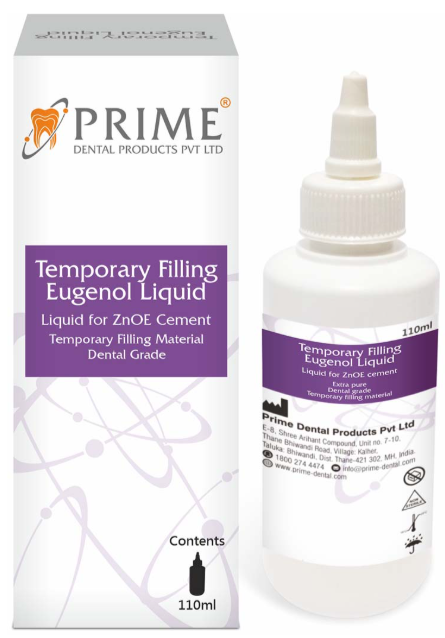 Prime Dental Temporary Filling Eugenol Liquid by Prime Dental โ buy wholesale in Hyderabad