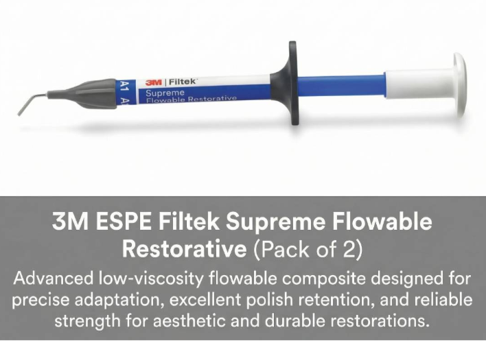 3M Filtek Supreme Flowable Composite Resin - A1 Shade (4g) thumbnail 2
