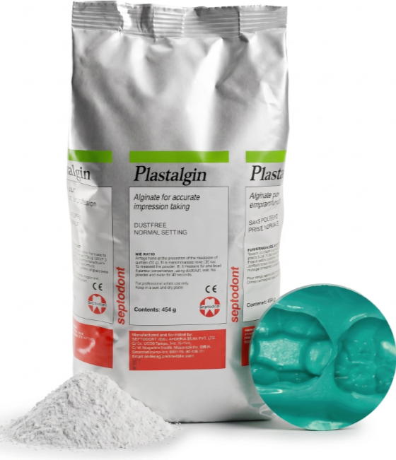 Septodont Plastalgin Alginate Impression Powder - Normal Setting thumbnail 2