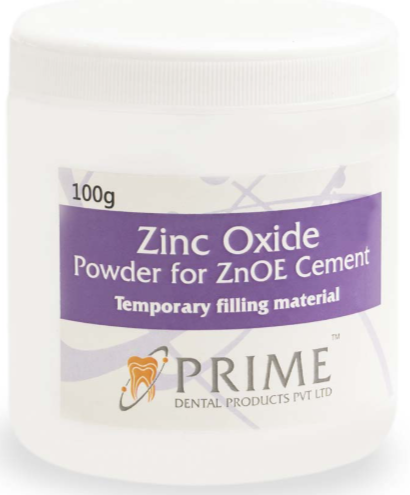 Prime Dental Zinc Oxide Powder - 100gm by Prime Dental โ buy wholesale in Hyderabad