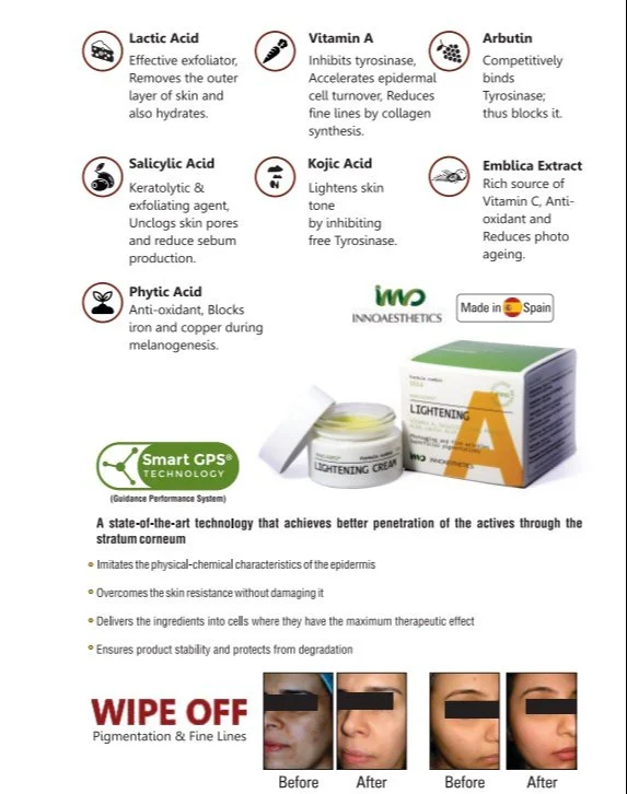 Innoaesthetics INNO EXFO LIGHTENING CREAM (Yellow Peel) by Innoaesthetics โ buy wholesale in Hyderabad