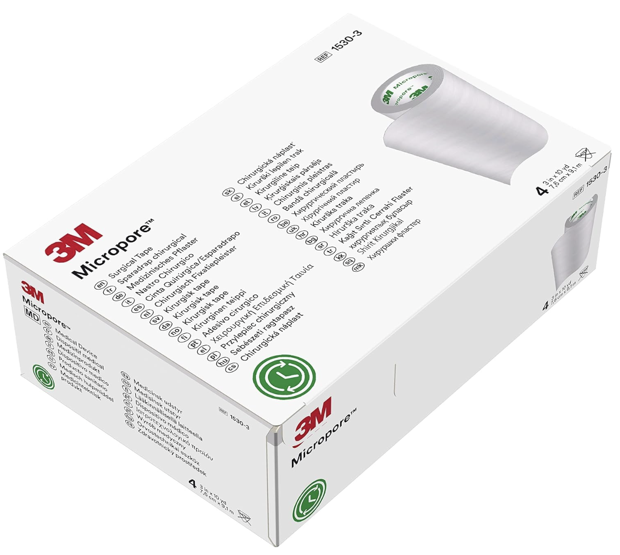 3M Micropore Adhesive Tape 3" (4 rolls/box) by 3M Mcropore โ buy wholesale in Hyderabad