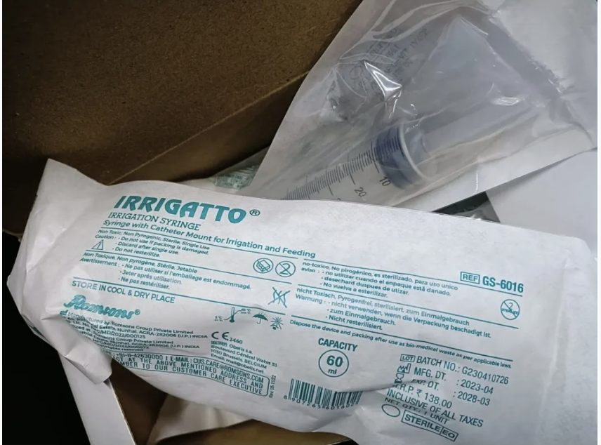 Romsons Irrigatto Syringe 60ml by Romsons — buy wholesale in Hyderabad