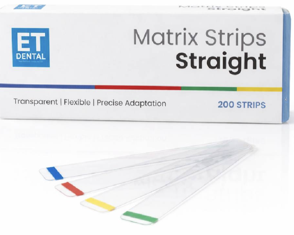 ET Dental Mylar Strips / Matrix Strips - Straight (Pack of 200) by ET Dental — buy wholesale in Hyderabad