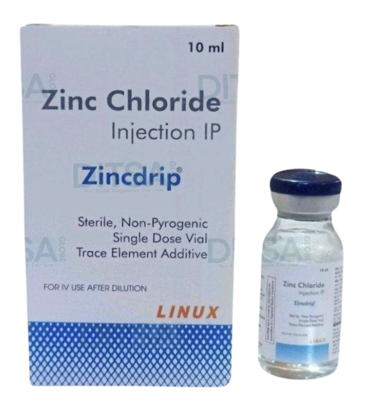 Zincdrip Injection (Zinc Chloride) 10ml by LINUX โ buy wholesale in Hyderabad