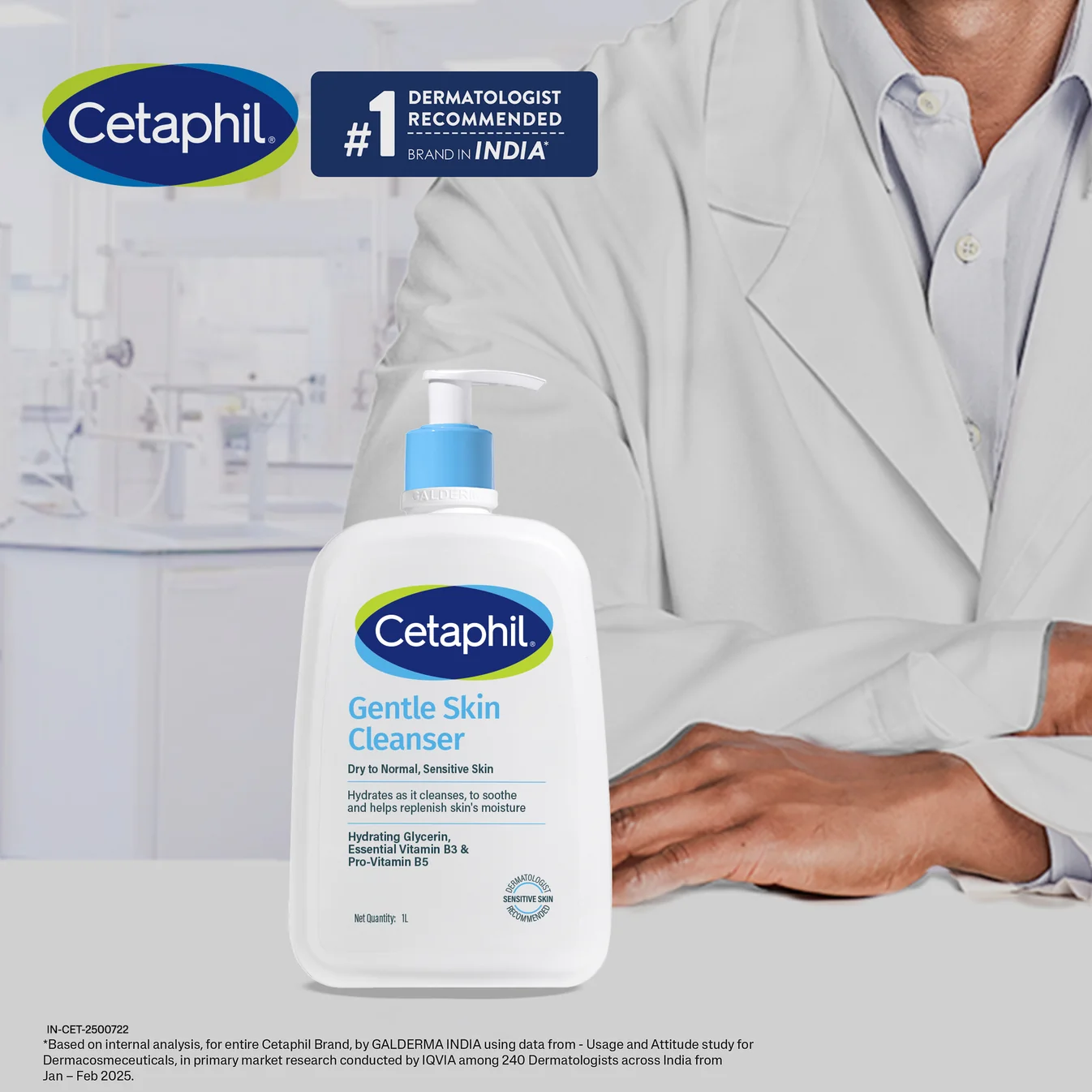 Cetaphil Gentle Skin Cleanser 1000 ML thumbnail 3