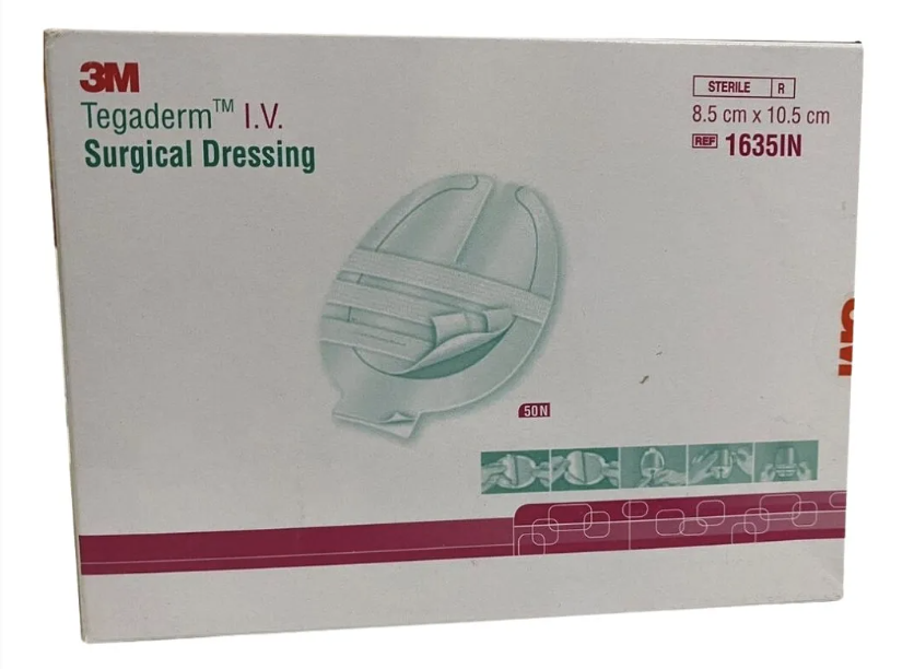 3M Tegaderm 1635IN Transparent Film Dressing 8.5cm x 10.5cm thumbnail 2
