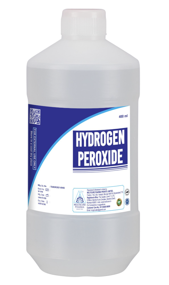 Hydrogen Peroxide 3% Solution ( 400ml) by Generc — buy wholesale in Hyderabad